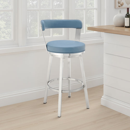 Bryant Leather Barstool