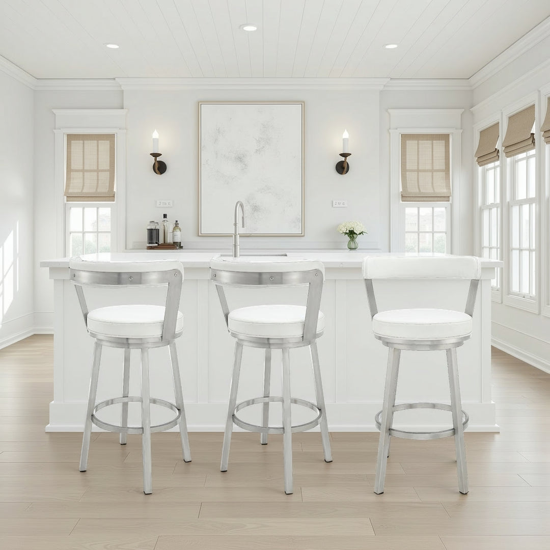 Bryant Leather Barstool