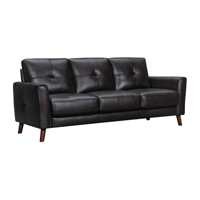 Almafi 82 in. Leather Sofa