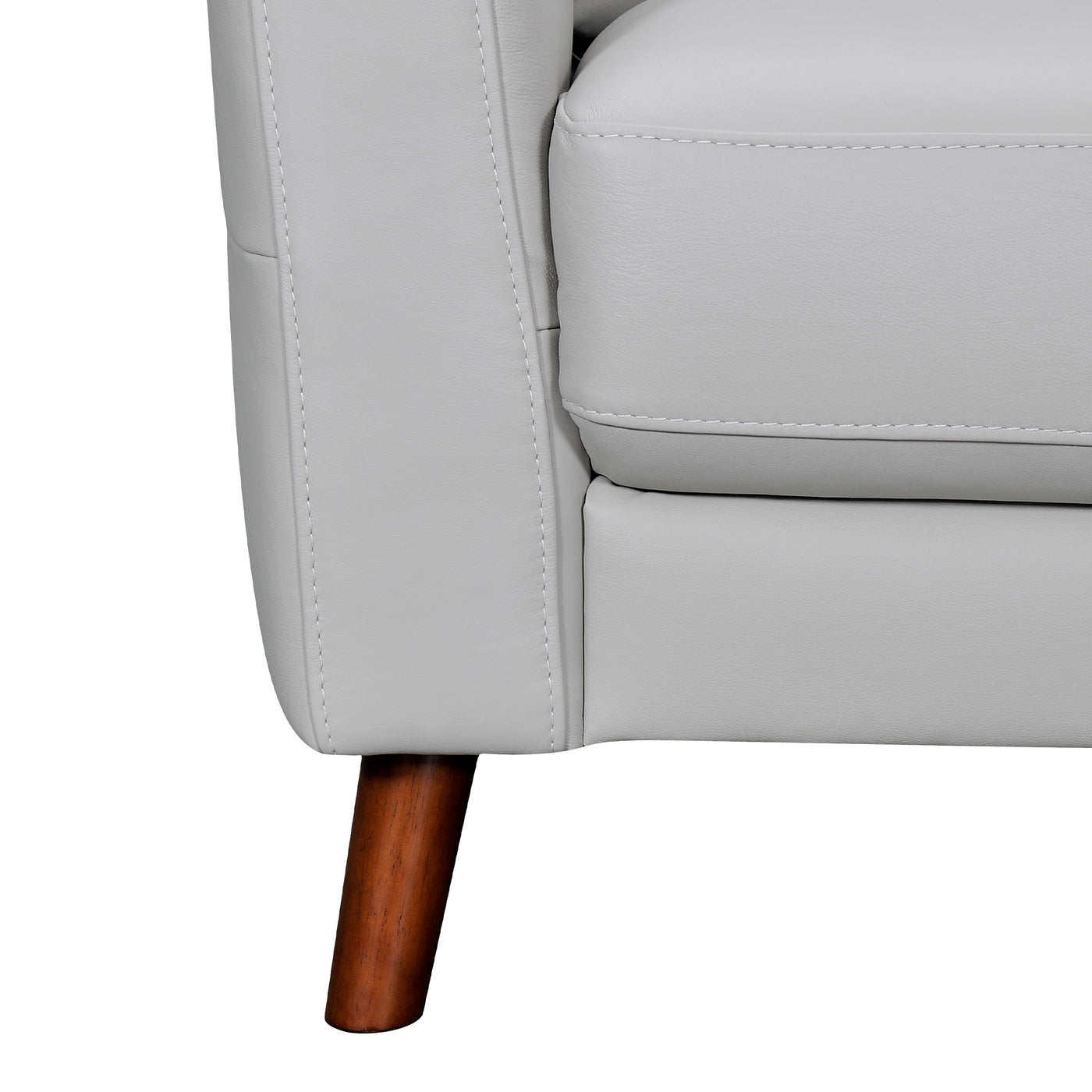 Almafi 82 in. Leather Sofa