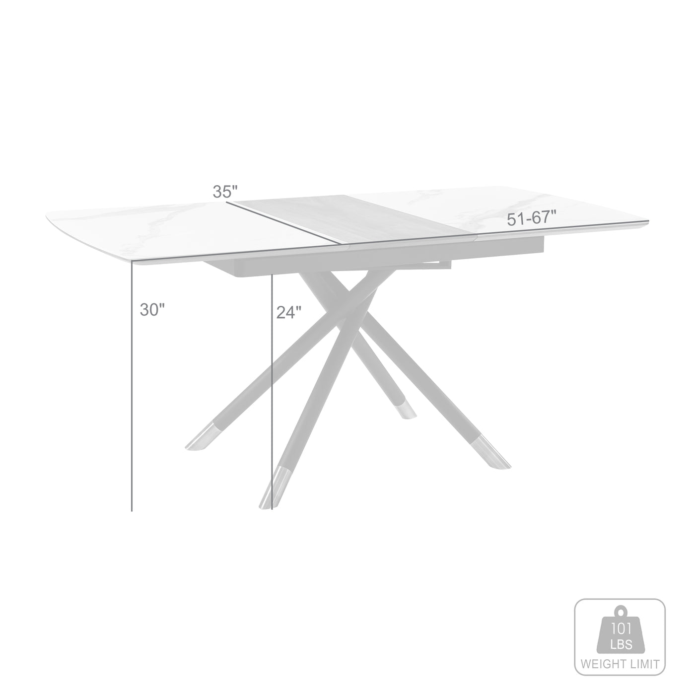 Alora Extendable Dining Table