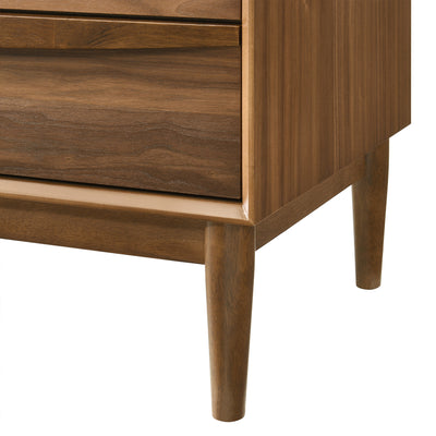 Artemio 2 Drawer Wood Nightstand with Shelf