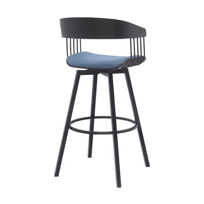 Athena Upholstered Swivel Barstool