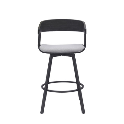 Athena Upholstered Swivel Barstool