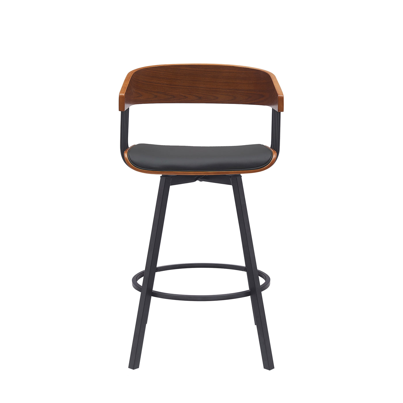 Athena Upholstered Swivel Barstool