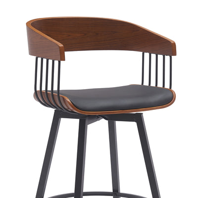 Athena Upholstered Swivel Barstool