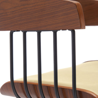 Athena Upholstered Swivel Barstool