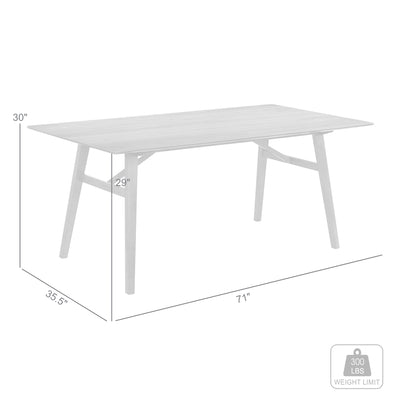 Channell Wood Dining Table