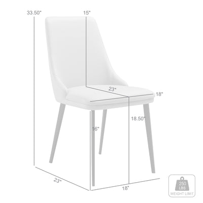 Genesis Upholstered Dining Chair Set of 2