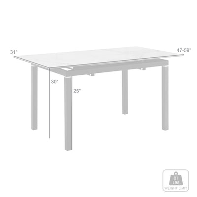 Giana Stone Extendable Dining Table