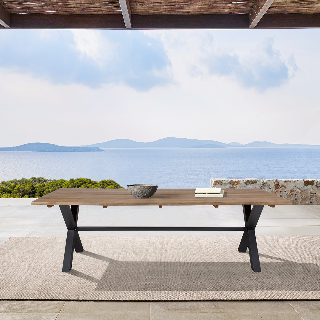 Glendora Outdoor Live Edge Dining Table