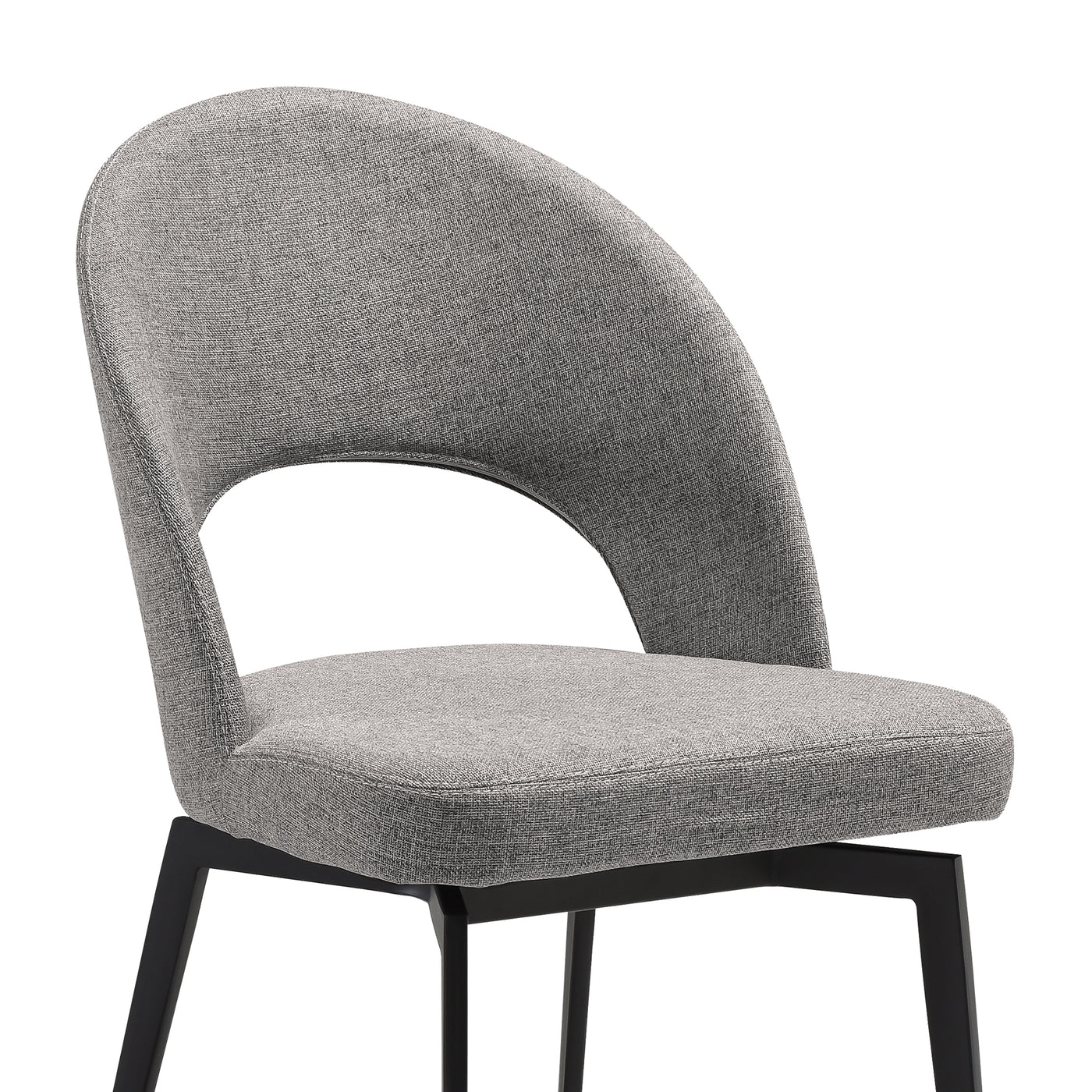 Lucia Swivel Upholstered Dining Chair Set of 2
