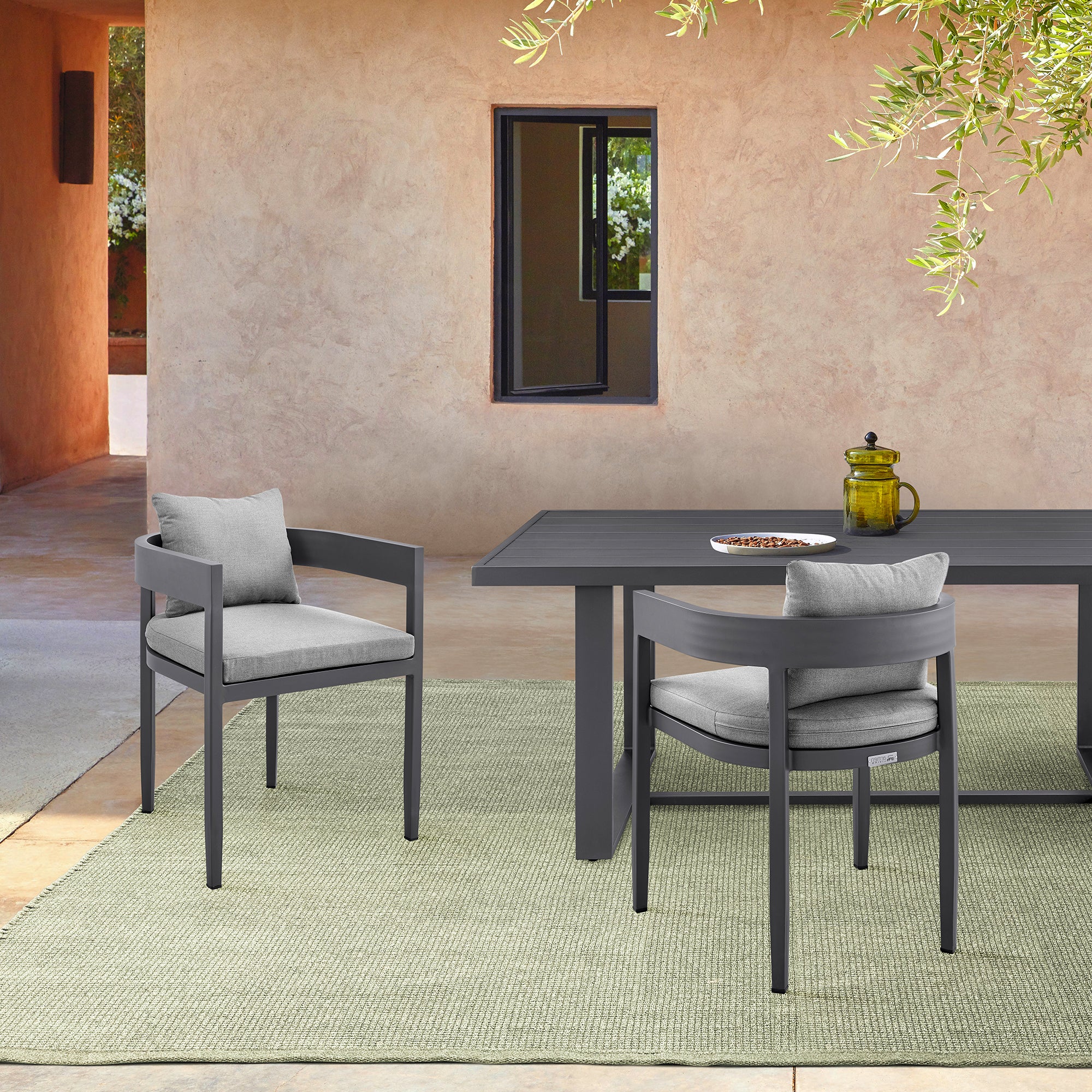 armen living Menorca Outdoor Dining Chair