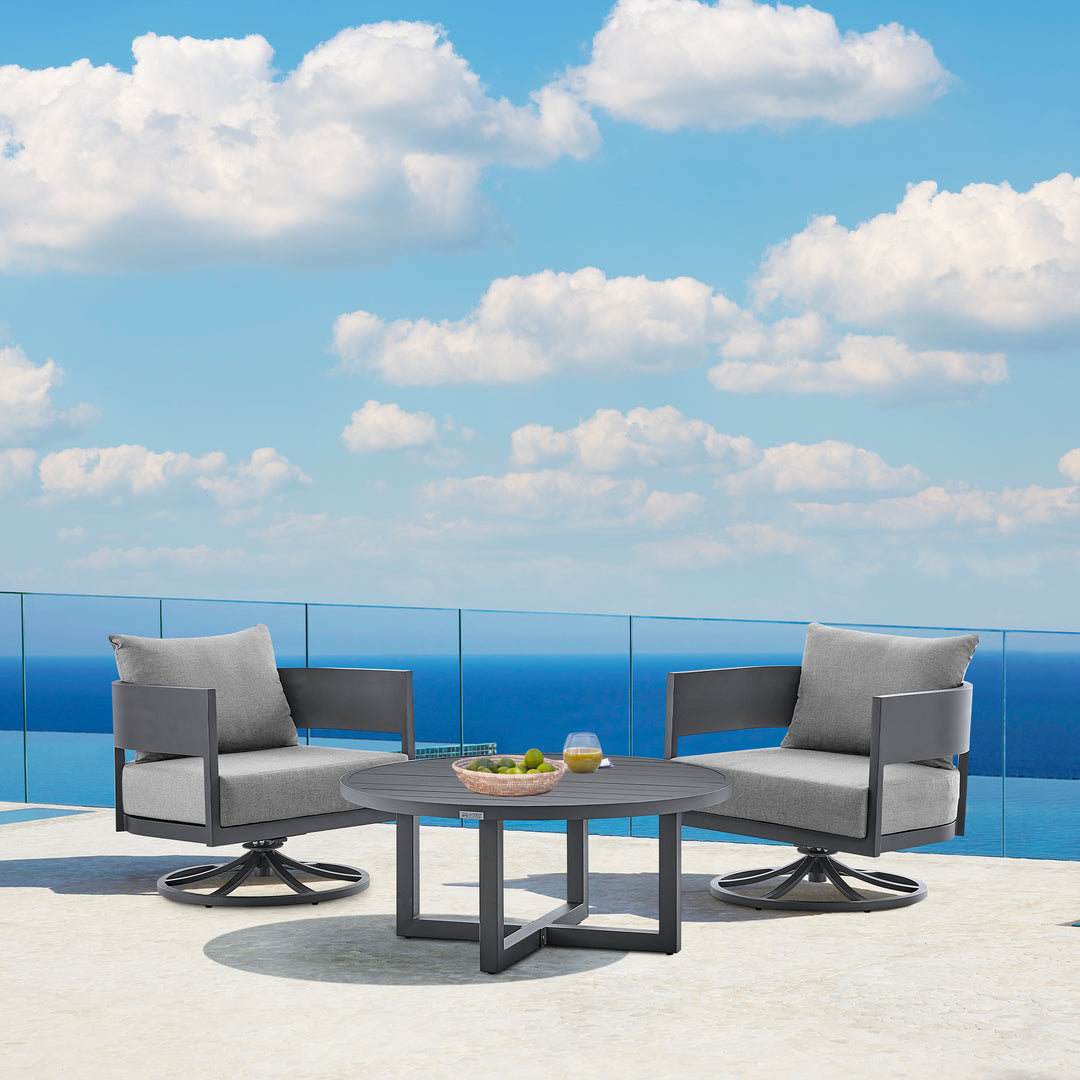 Menorca Outdoor Swivel Chair – Armen Living
