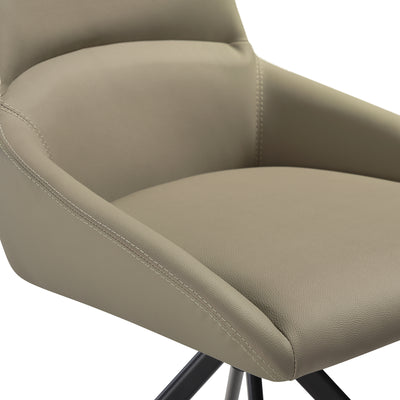 Maverick Swivel Upholstered Dining Chair Set of 2