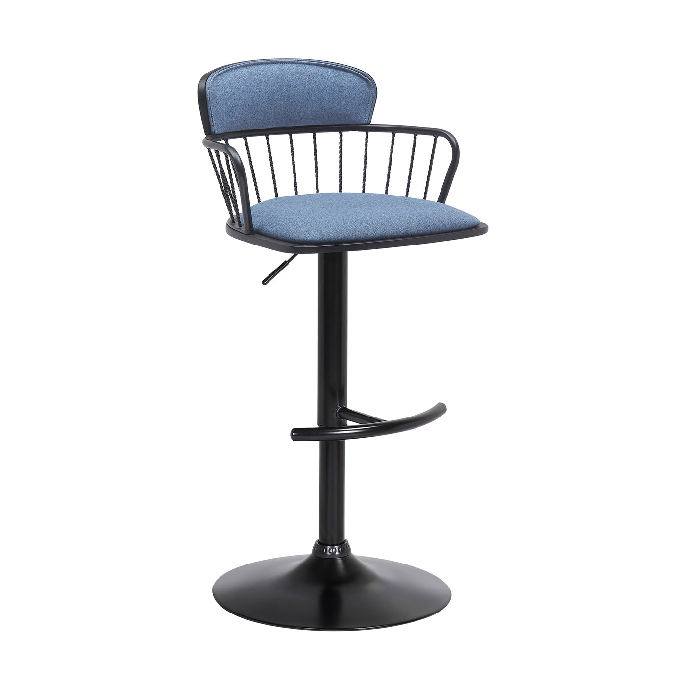 Nash Upholstered Adjustable Barstool