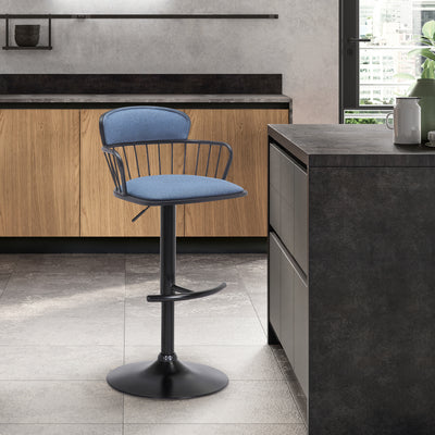 Nash Upholstered Adjustable Barstool