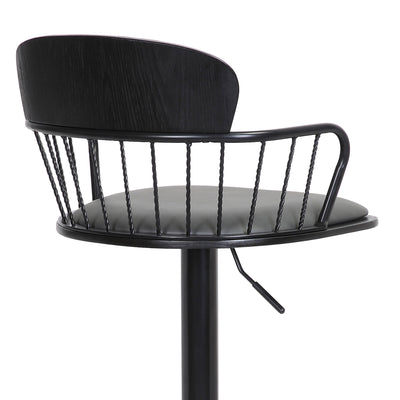 Nash Upholstered Adjustable Barstool