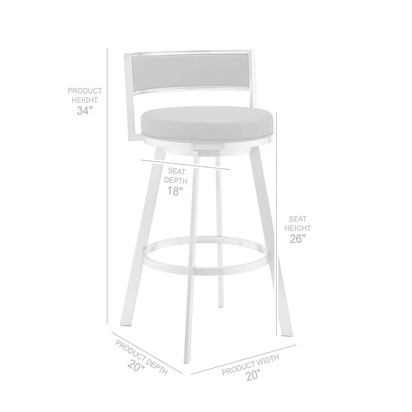 Roman Barstool