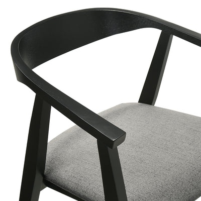Santana Upholstered Wood Dining Chair - Set of 2