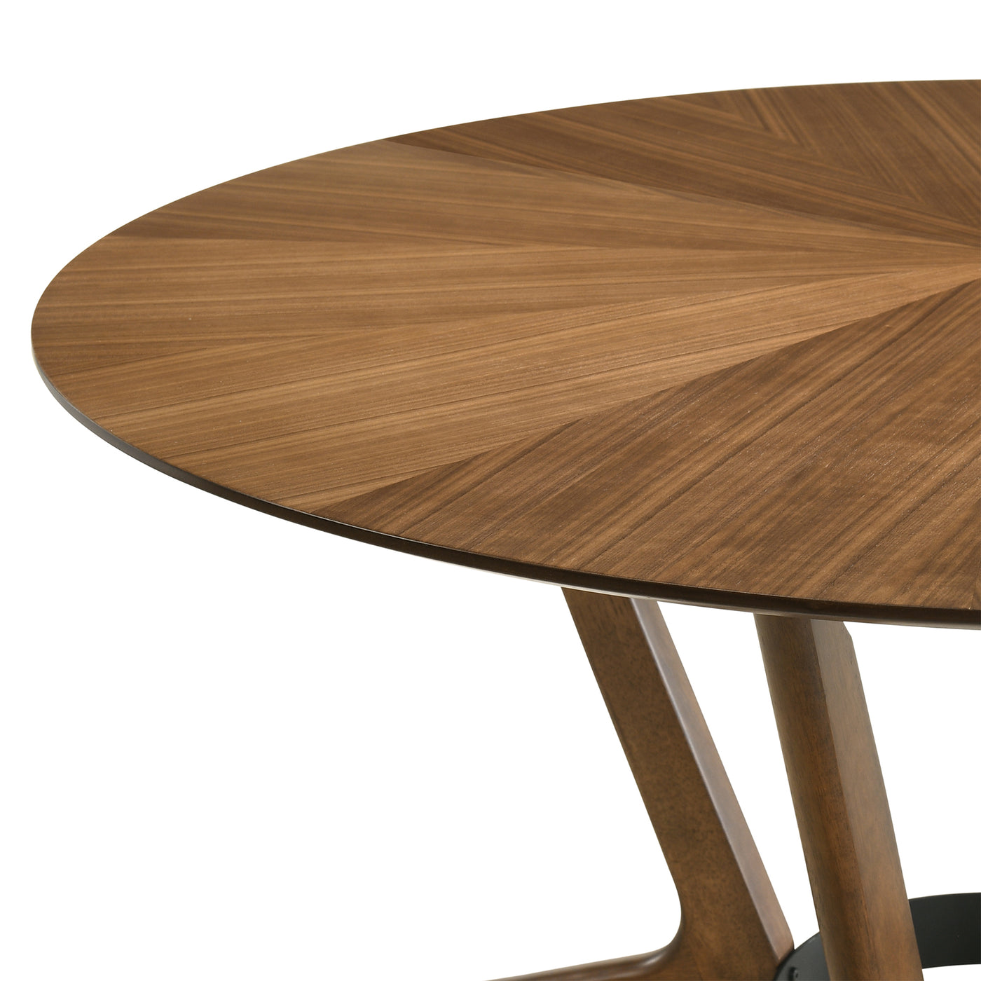 Santana Round Wood Dining Table