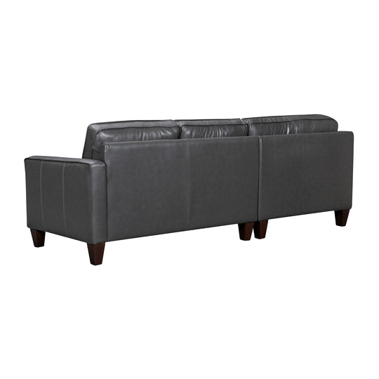 Summit 3 Piece Leather Sectional Sofa