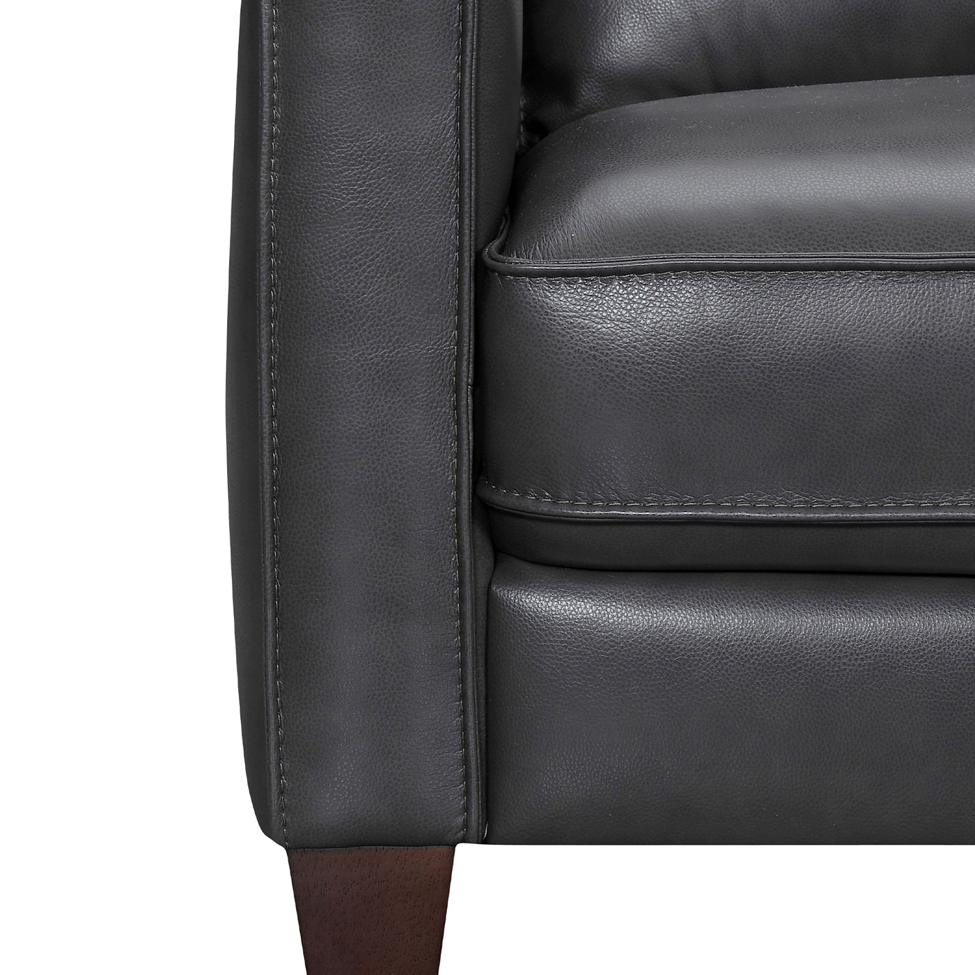 Summit 3 Piece Leather Sectional Sofa