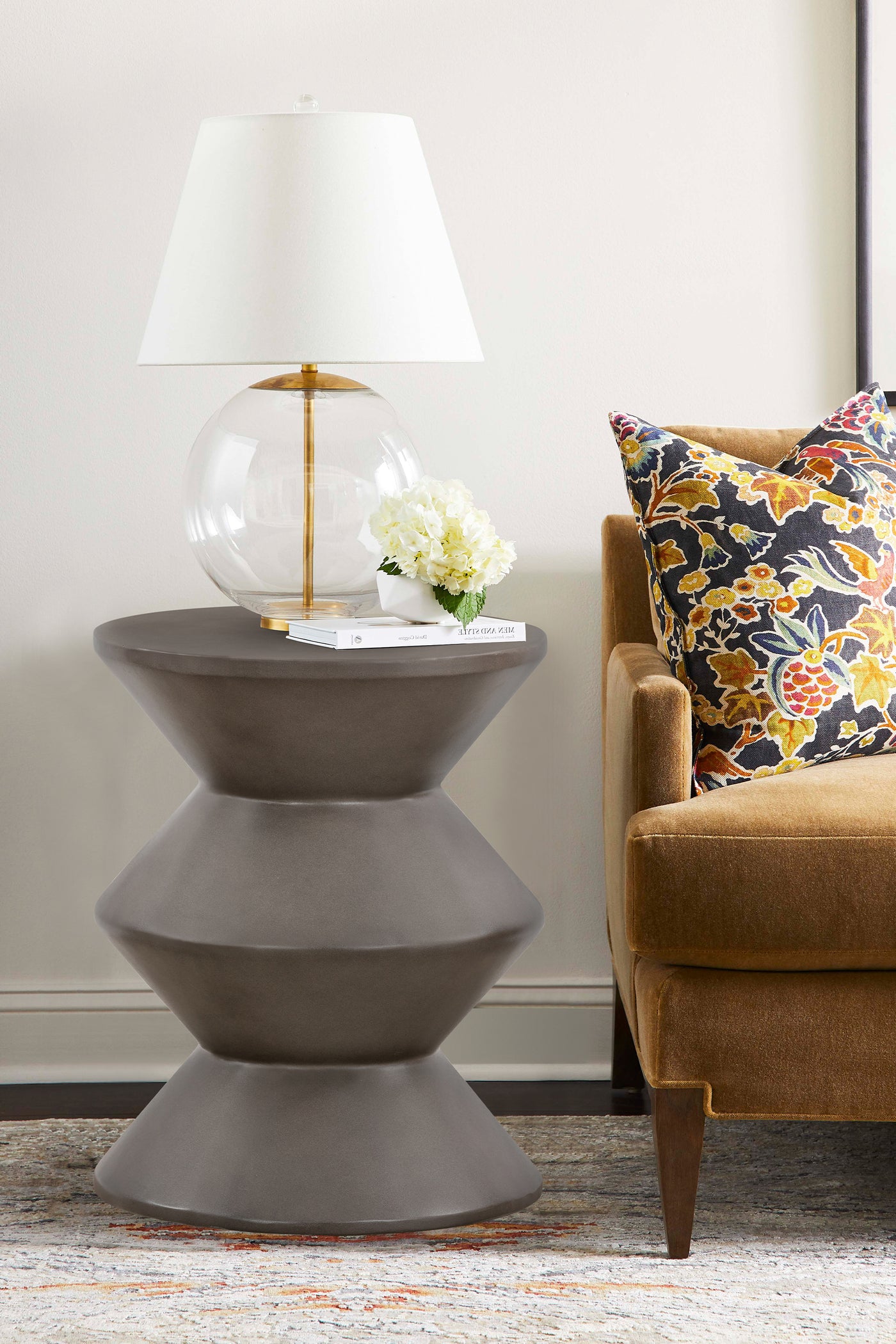 Lizzie Indoor/Outdoor Stool End Table