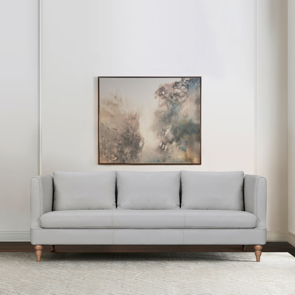 Vincenza 85 in. Leather Sofa