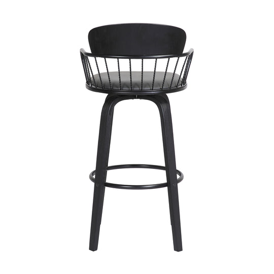 Willow Upholstered Swivel Barstool