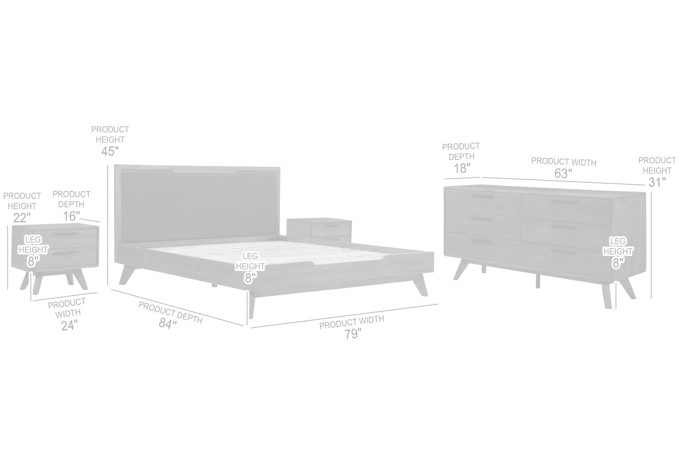 Astoria 4pc Bedroom Set