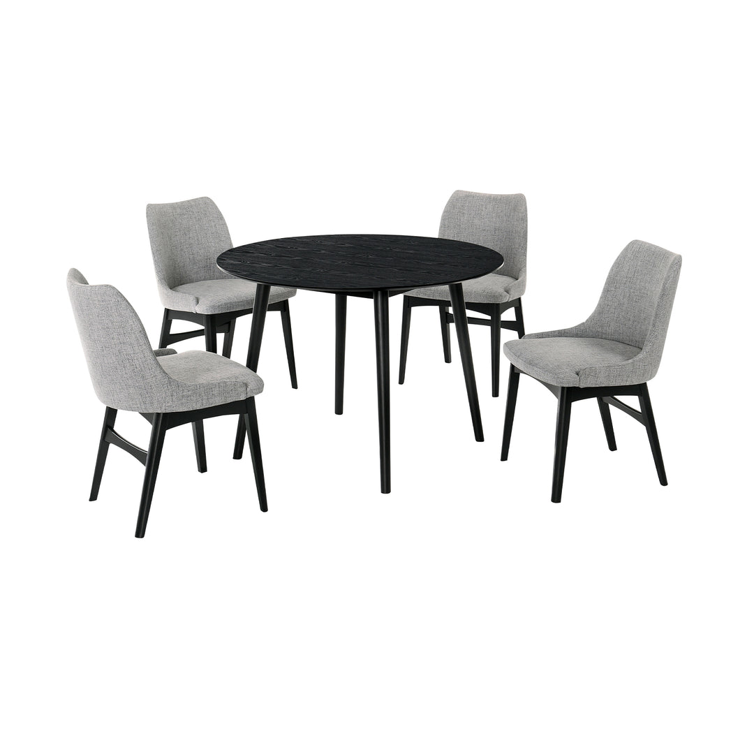 Arcadia and Azalea 42 in. 5-Piece Dining Set