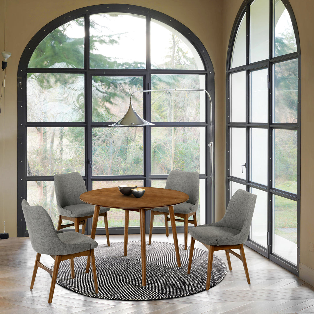 Arcadia and Azalea 42 in. 5-Piece Dining Set