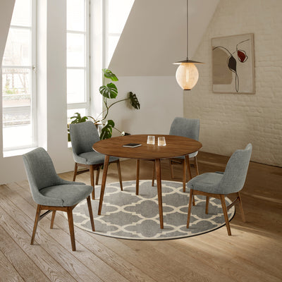 Arcadia and Azalea 48 in. 5-Piece Dining Set