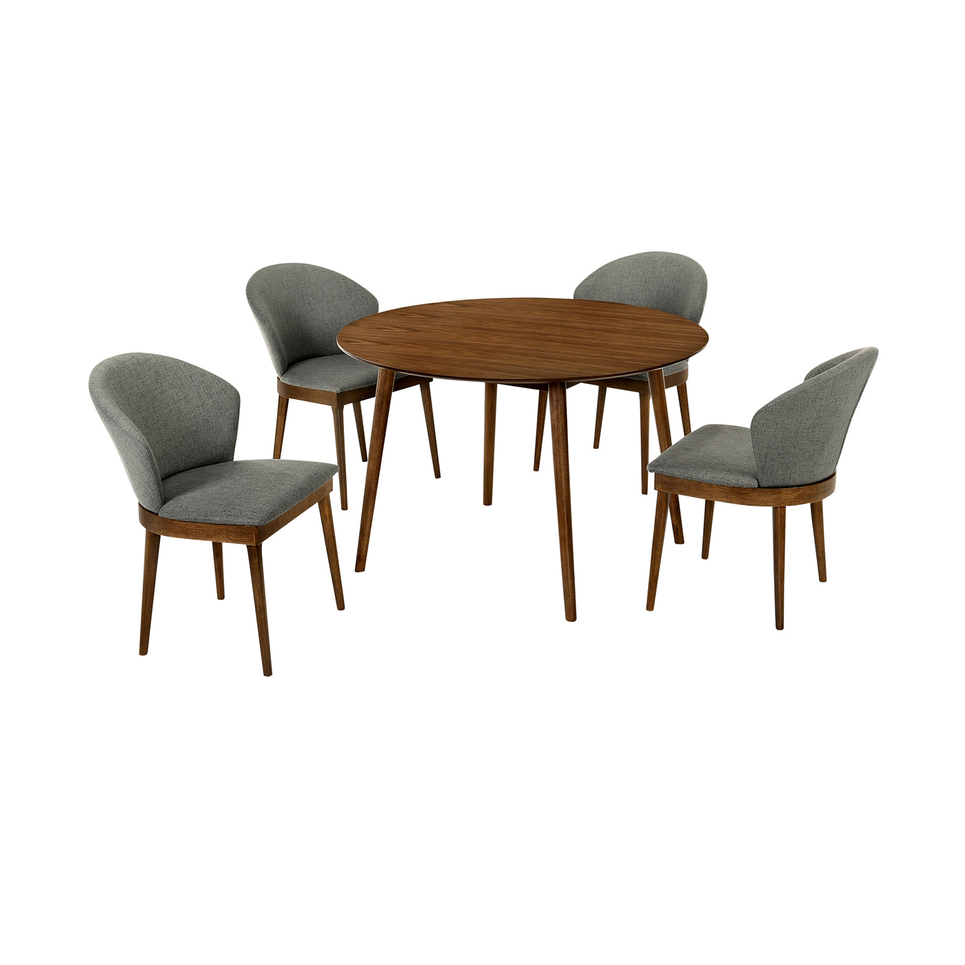 Arcadia and Juno 48 in. 5-Piece Dining Set