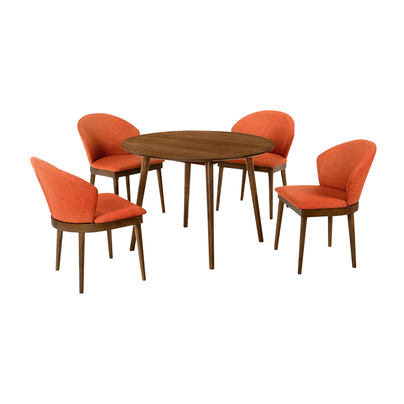Arcadia and Juno 42 in. 5-Piece Dining Set