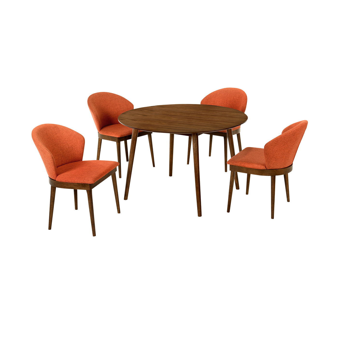 Arcadia and Juno 48 in. 5-Piece Dining Set