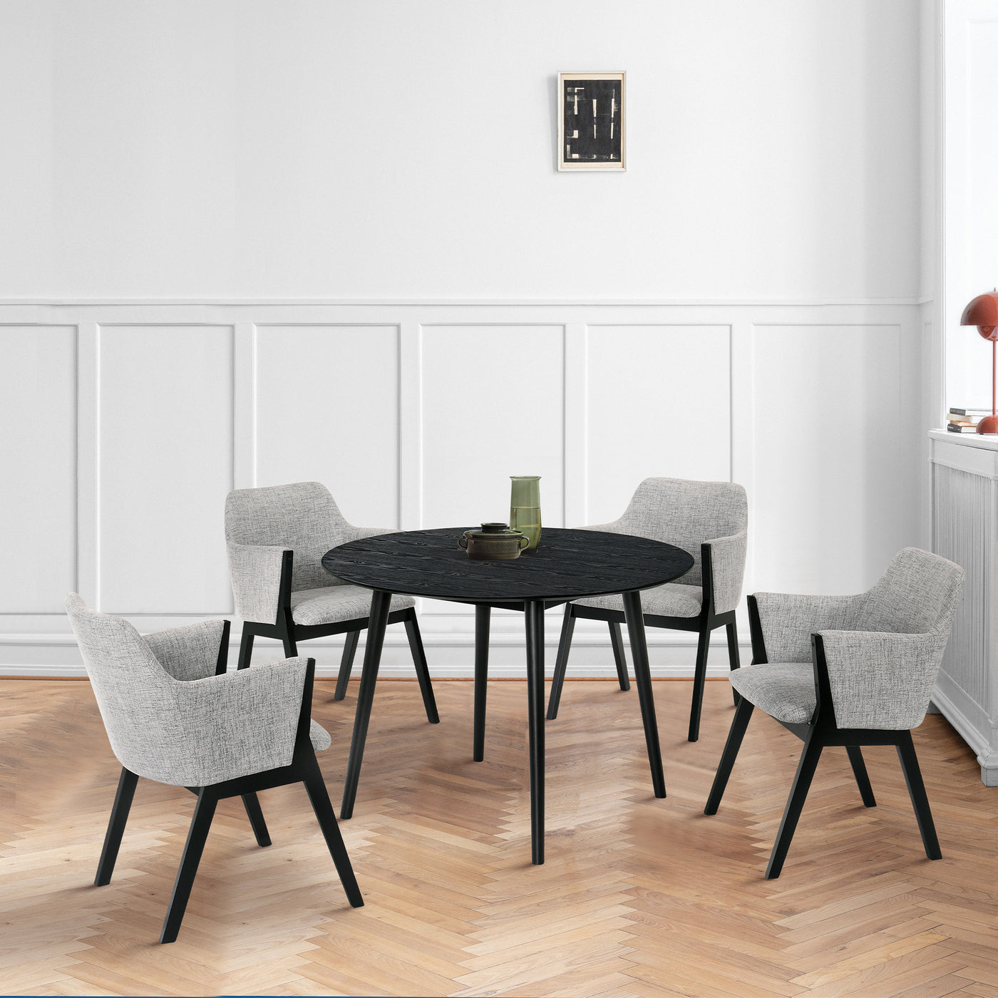 Arcadia and Renzo 42 in. 5-Piece Dining Set