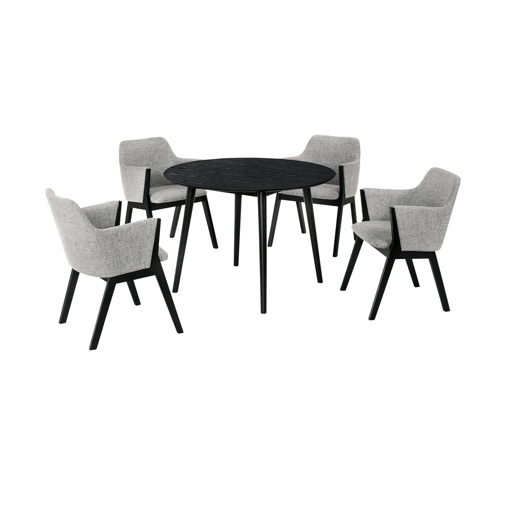 Arcadia and Renzo 42 in. 5-Piece Dining Set