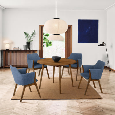Arcadia and Renzo 42 in. 5-Piece Dining Set