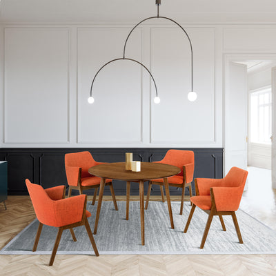 Arcadia and Renzo 42 in. 5-Piece Dining Set