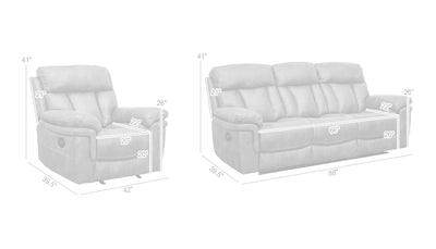 Estelle 2 Piece Sofa Set