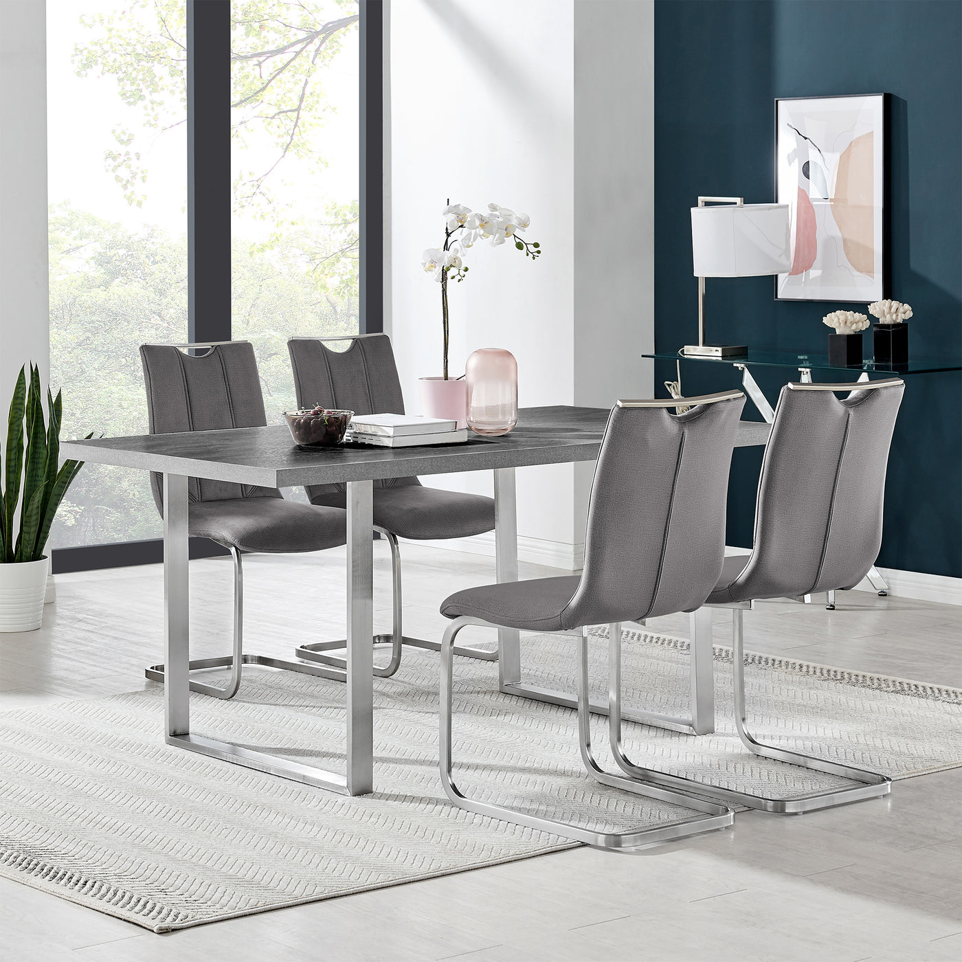 Fenton and Pacific 5-Piece Dining Set