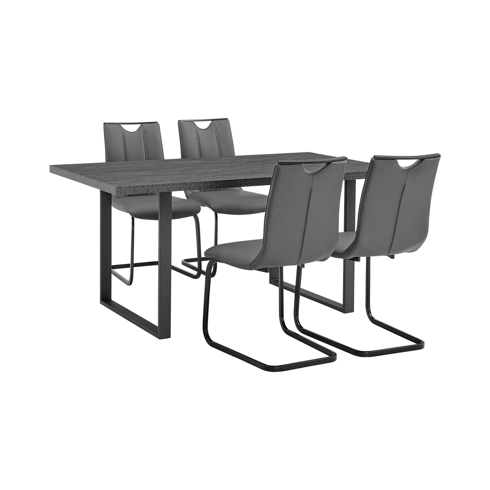 Fenton and Pacific 5 Piece Dining Set