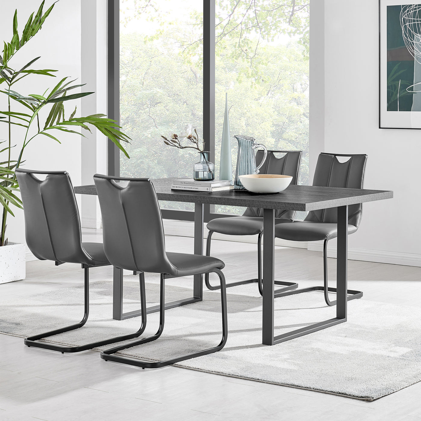 Fenton and Pacific 5 Piece Dining Set
