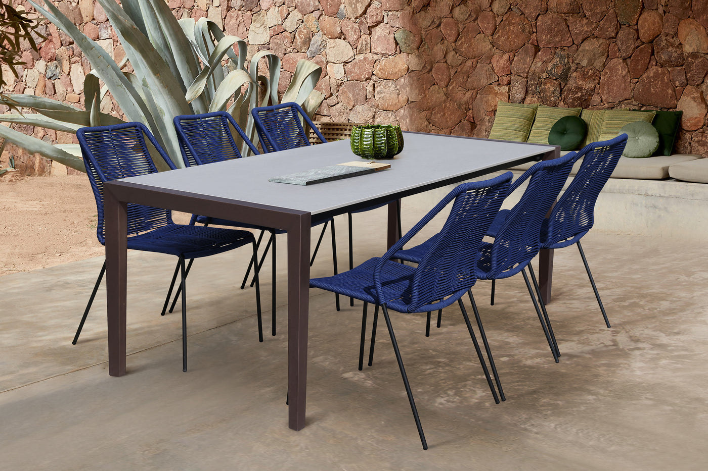 Fineline& Clip Outdoor 7 Piece Dining Set