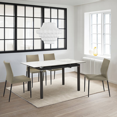 Giana and Kash 5 Piece Extendable Dining Set