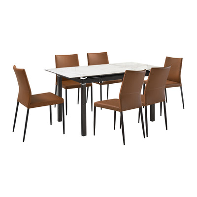 Giana and Kash 7 Piece Extendable Dining Set