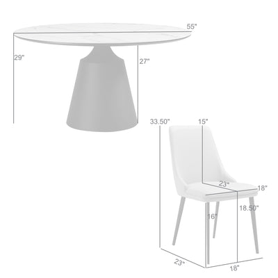 Knox and Genesis 5 Piece Dining Set