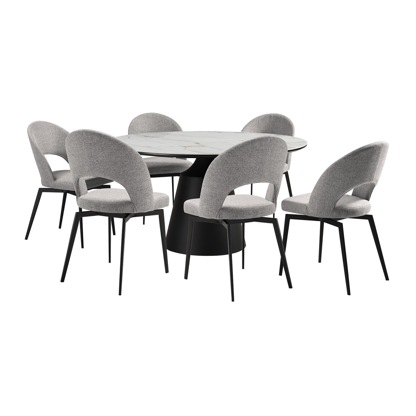 Knox and Lucia 7 Piece Dining Set